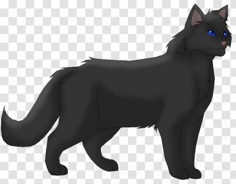 Black Cat Crowfeather Warriors Nightcloud Transparent PNG