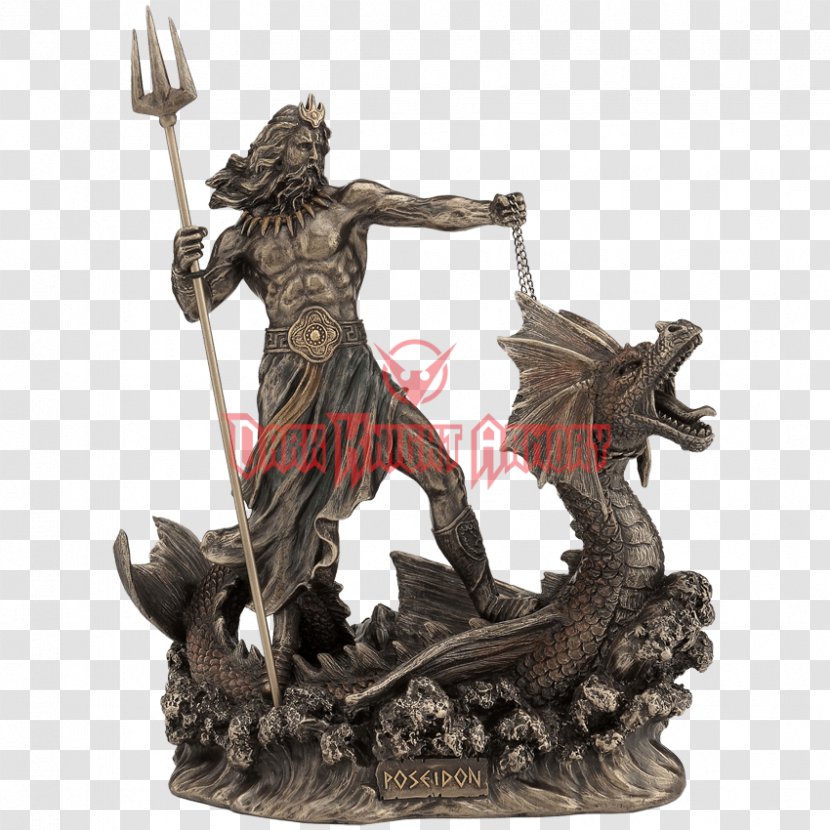 Poseidon Of Melos Hades Zeus Greek Mythology - Bronze Sculpture - Throne God Transparent PNG