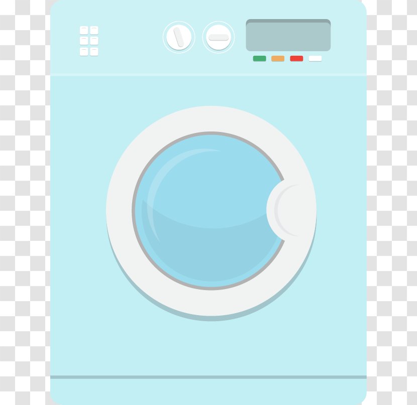 Washing Machine Vecteur - Aqua - Vector Transparent PNG