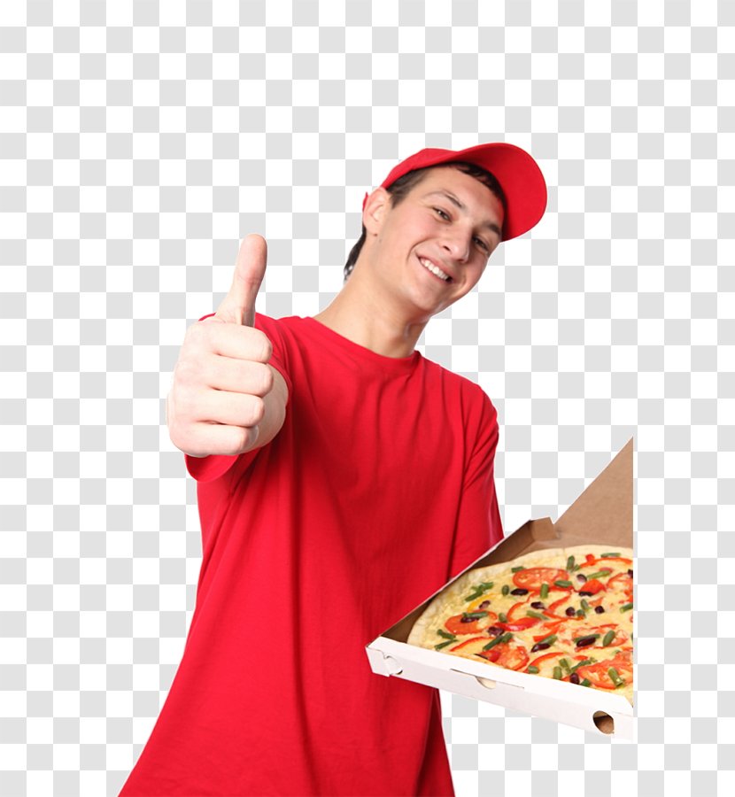 Pizza Focaccia Italian Cuisine Take-out Fast Food - Delivery Man Transparent PNG