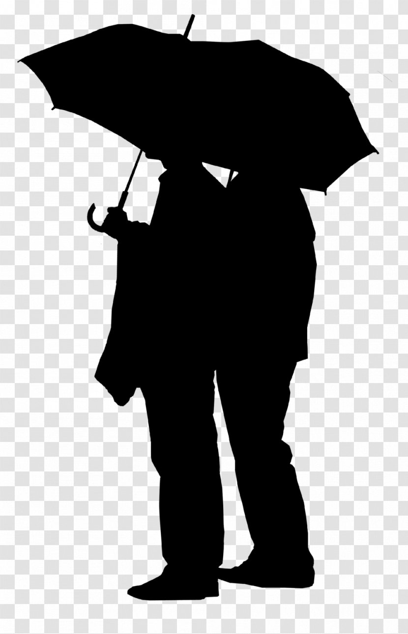 Black & White - Fashion Accessory - M Clip Art Character Male Silhouette Transparent PNG