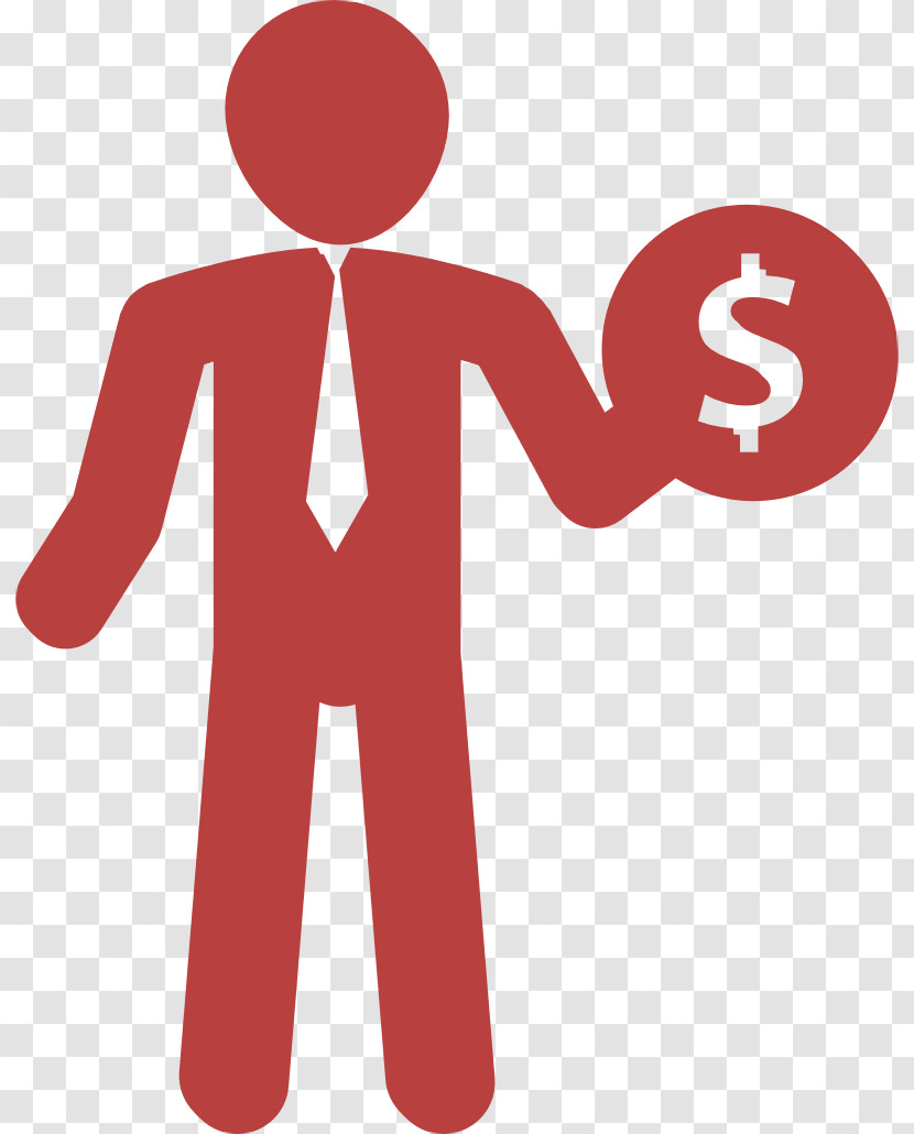 Humans Resources Icon Money Incomes For A Businessman Icon People Icon Transparent PNG