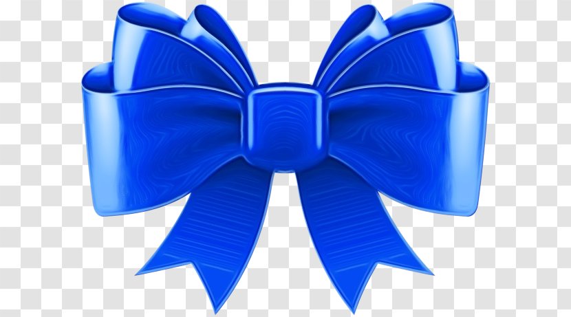 Blue Background Ribbon - Hair Accessory Bow Tie Transparent PNG
