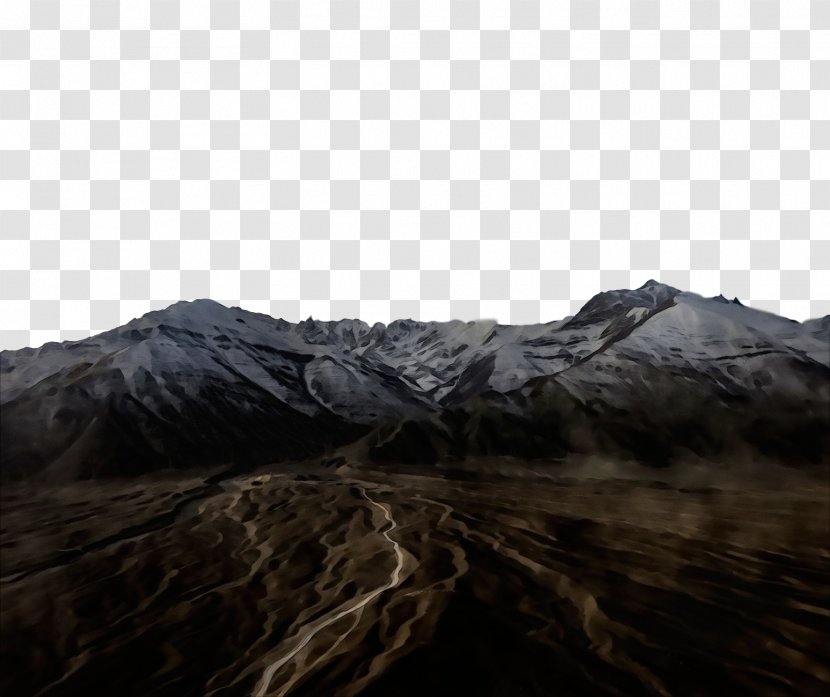 Mountainous Landforms Nature Mountain Range Highland - Sky - Rock Geological Phenomenon Transparent PNG