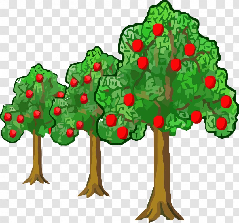 Clip Art Old Apple Tree Openclipart Free Content - Fruit - Aple Graphic Transparent PNG