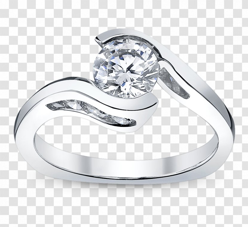 Wedding Ring Jewellery Silver Clothing Accessories - Body - Engagement Transparent PNG