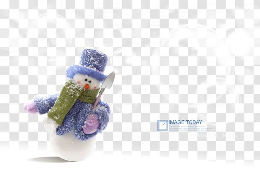 Snowman Winter Download - Gratis - Lovely White Christmas Material Transparent PNG