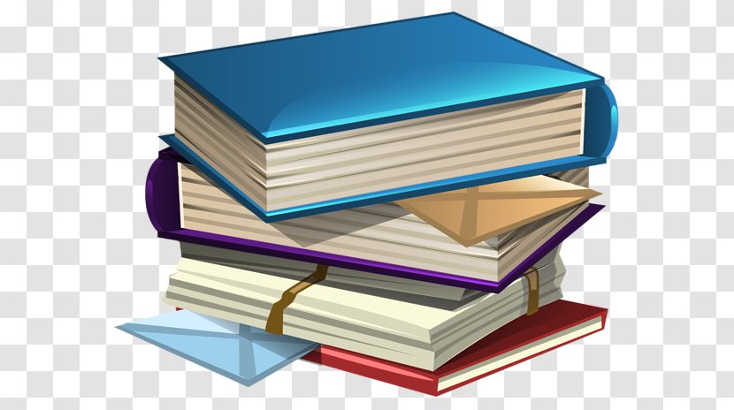 Book School Clip Art - Pile Of Books Transparent PNG