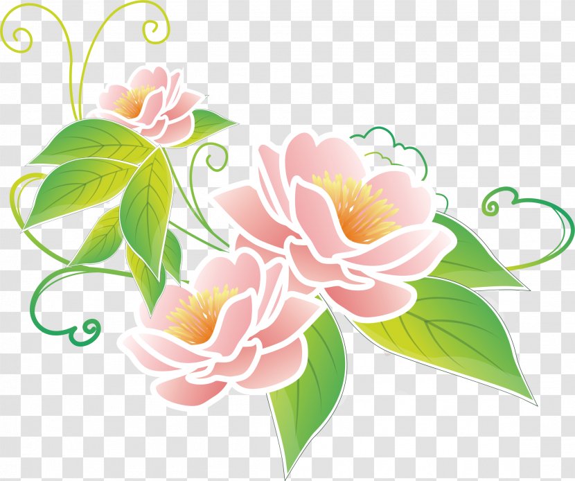 Flower Floral Design Petal Clip Art - Cut Flowers - Six Transparent PNG