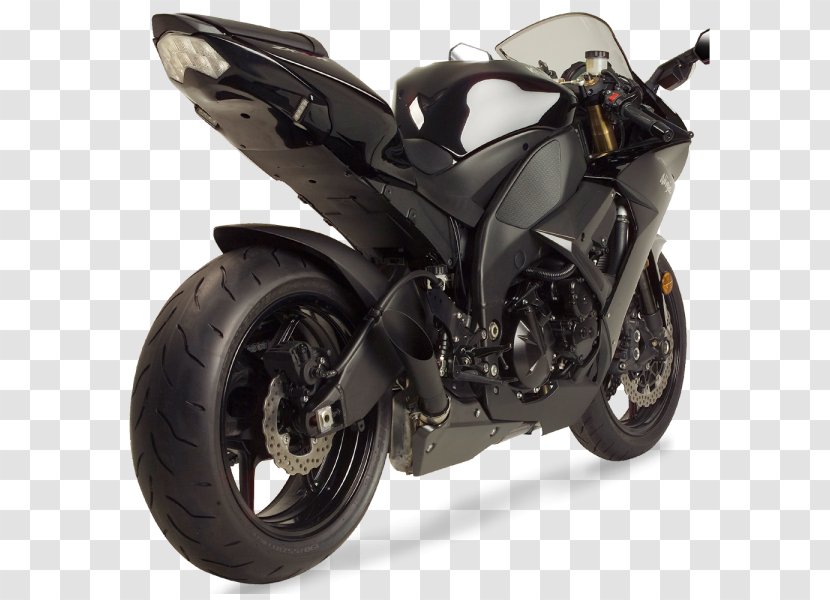 Exhaust System Kawasaki Tomcat ZX-10 Ninja ZX-10R Motorcycles ZX-6R - 1000 - Motorcycle Transparent PNG