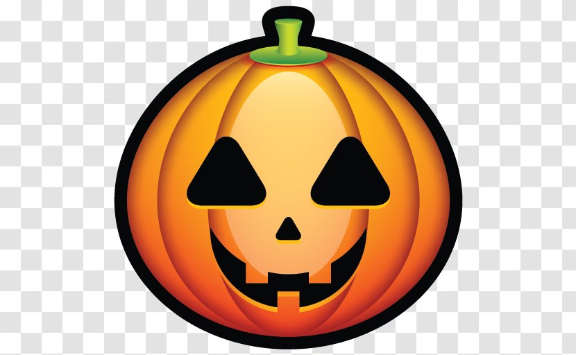 Halloween Jack-o'-lantern Emoticon Carving Symbol - Smile Transparent PNG