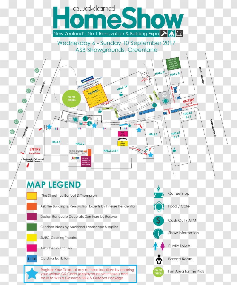 ASB Showgrounds Auckland Home Show Map Building - Brand - Information Transparent PNG