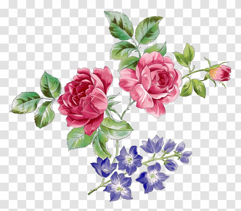 Border Flowers Painting - Branch - Flower Transparent PNG