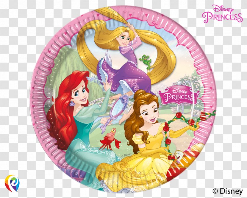Disney Princess Paper Plate Cloth Napkins - Walt Company Transparent PNG