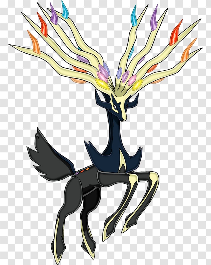 Pokémon X And Y GO Super Mystery Dungeon Xerneas - Bird - Pokemon Go Transparent PNG