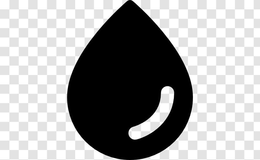 Paint Drop - Symbol - Black Transparent PNG