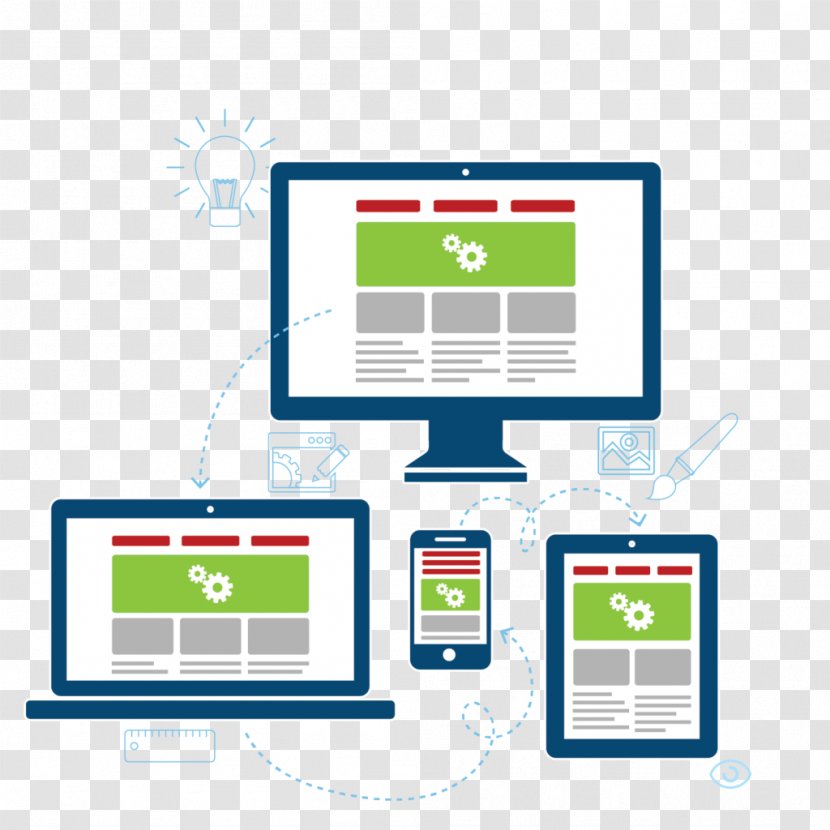 Responsive Web Design Development Search Engine Optimization Page - Multimedia - Digital Marketing Transparent PNG