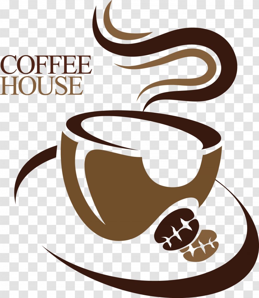Coffee Cafe Logo - Drinkware Transparent PNG