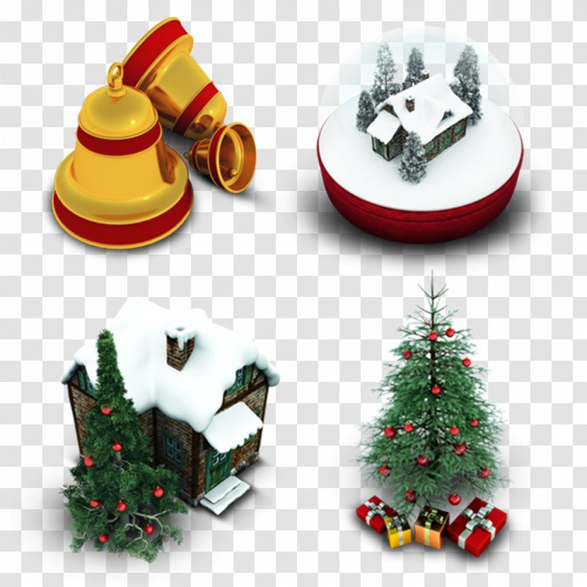 Christmas Tree Ornament - Bells And Transparent PNG