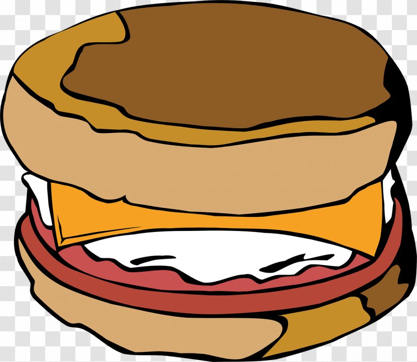Breakfast Sandwich Bacon, Egg And Cheese Submarine - Fried Transparent PNG