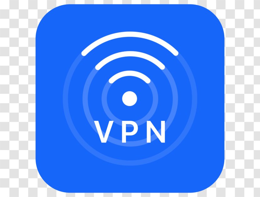 Virtual Private Network Logo Brand Product Font - Blue - Area Transparent PNG
