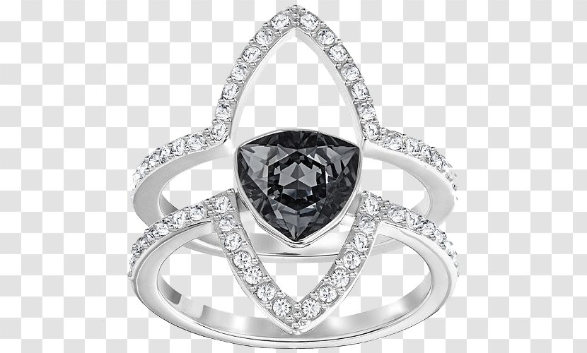 Swarovski AG Ring Jewellery Online Shopping - Jewelry Black Transparent PNG