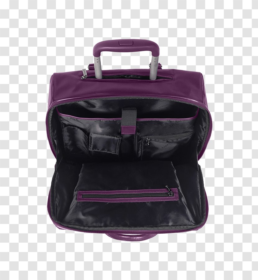 Purple Baggage Suitcase Handbag - Shoulder Bag Transparent PNG
