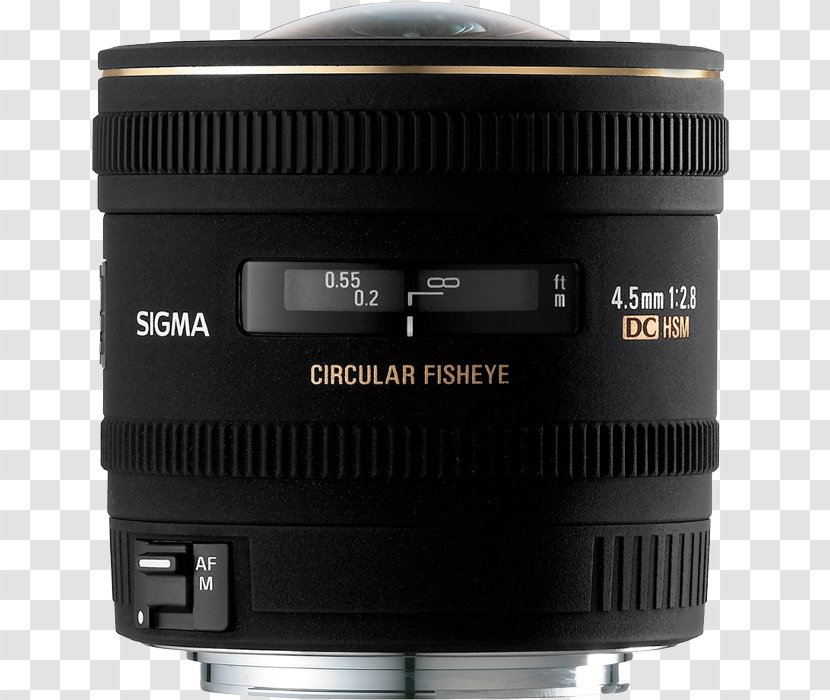 Sigma 10mm F/2.8 EX DC Fisheye HSM Lens 30mm F/1.4 4.5mm Circular Corporation - Camera Transparent PNG