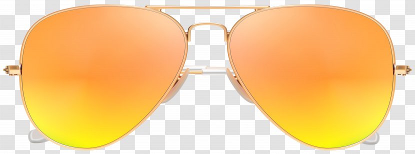 Aviator Sunglasses Clip Art - Glasses - Yellow Cliparts Transparent PNG