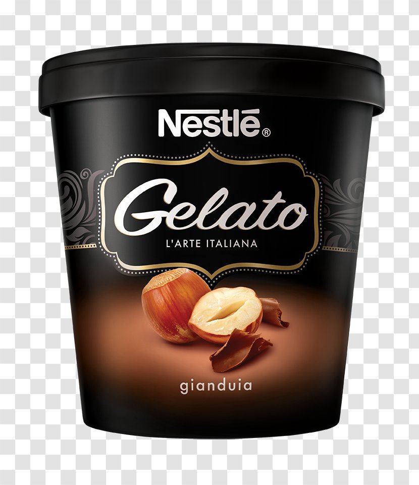 Ice Cream Nestlé Chocolate Caramel Transparent PNG