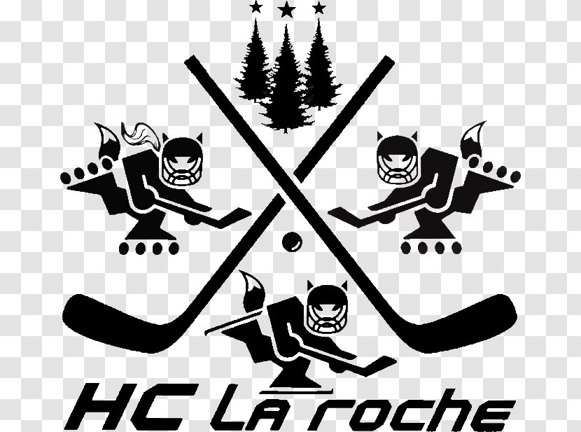 Ice Hockey National League Swiss HC La Chaux-de-Fonds Quad Skates - Inline Skater - Roche Logo Transparent PNG