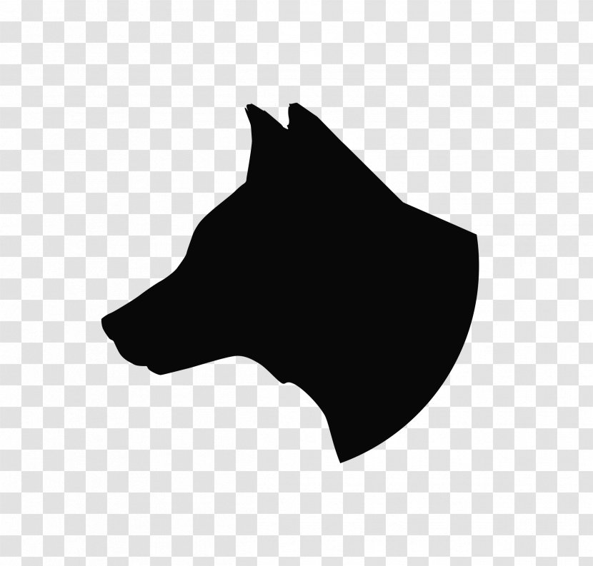 Silhouette Gray Wolf Clip Art - Carnivoran - Mean Dog Transparent PNG