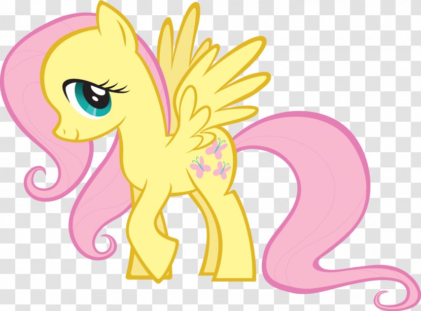 Fluttershy Rainbow Dash Pinkie Pie Pony Rarity - My Little Transparent PNG