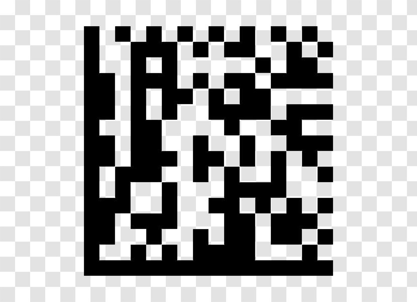 Data Matrix Barcode 2D-Code - Qr Code Transparent PNG