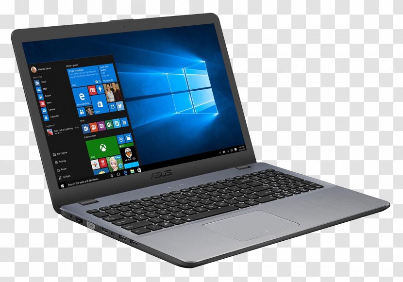 Laptop 华硕 Intel Core I5 Asus X542BA-DH99 A9-9420 8GB 1TB - Notebook Computer Transparent PNG