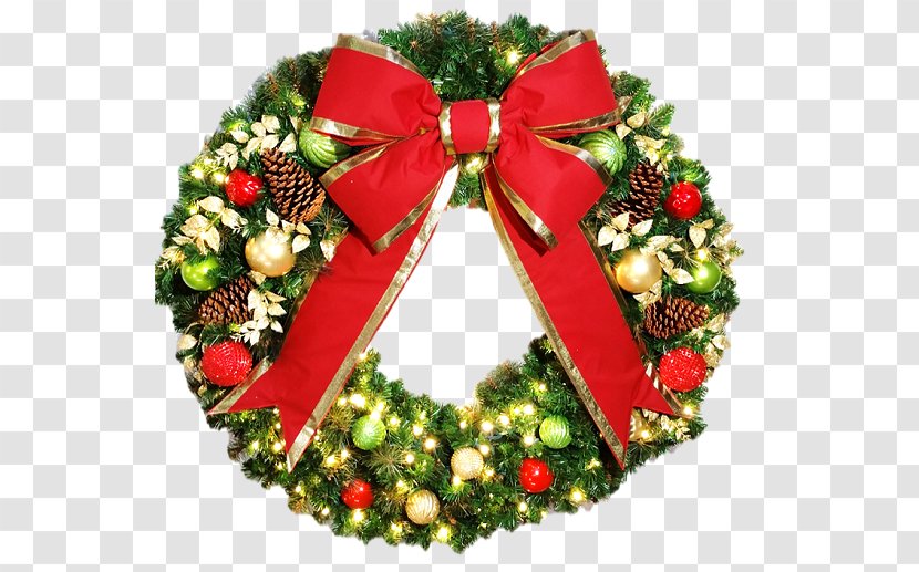 Wreath Christmas Ornament Holiday - Gold Mini Transparent PNG