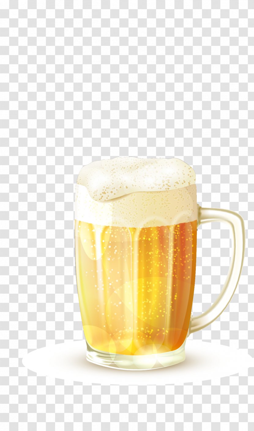 Beer Glassware Cocktail - Pint Glass - Vector Of Transparent PNG