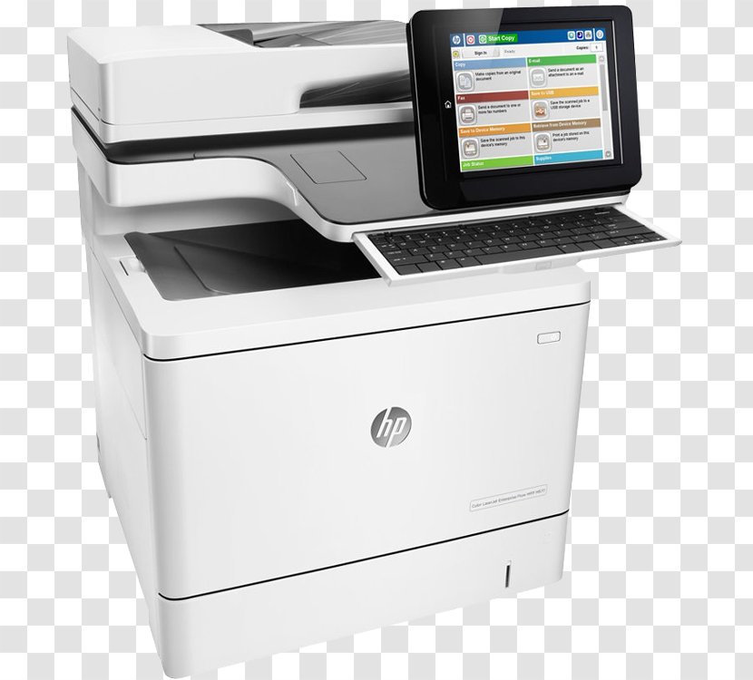 Hewlett-Packard HP LaserJet Enterprise M577 Color Flow MFP M577z Printer B5L48A#BGJ M577f Multifunction Colour Laser Multi-function - Printing - Hewlett-packard Transparent PNG