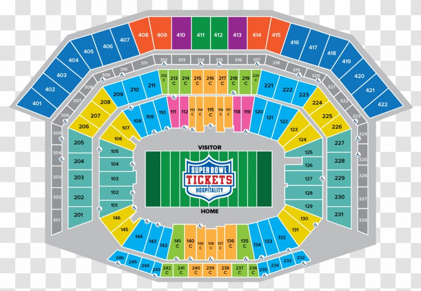 Super Bowl LI 50 Levi's Stadium Ticket - Will Call Transparent PNG
