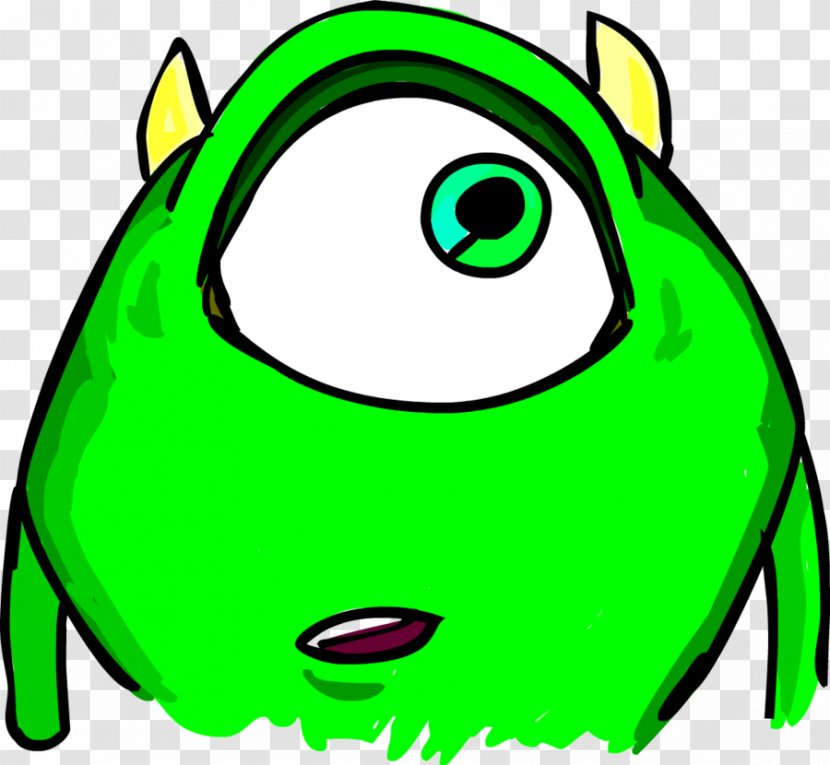 Mike Wazowski Line Art Clip - Beak Transparent PNG