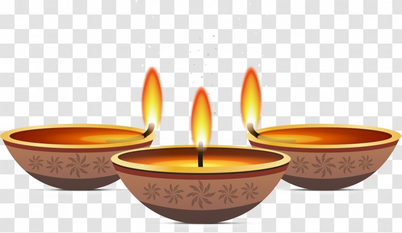 Oil Lamp Diya Diwali Candle - Electric Light Transparent PNG