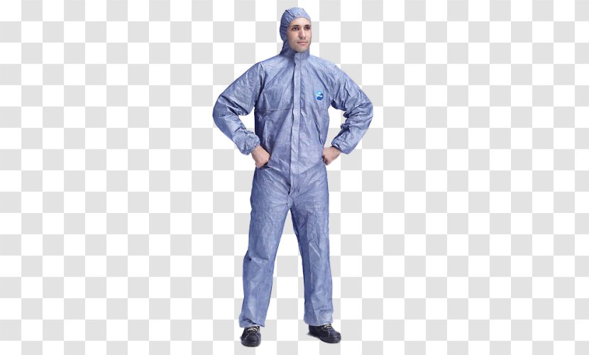 Tyvek Boilersuit Workwear Hood - Raincoat - Suit Transparent PNG