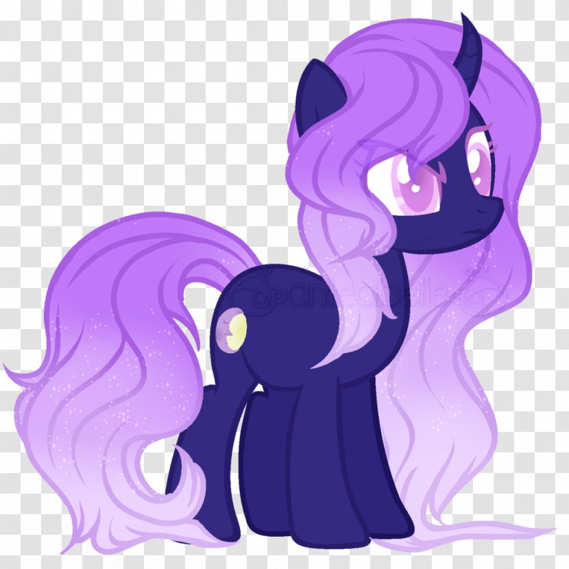 Horse Art Pony Violet - Silhouette - Quiet Moon Transparent PNG