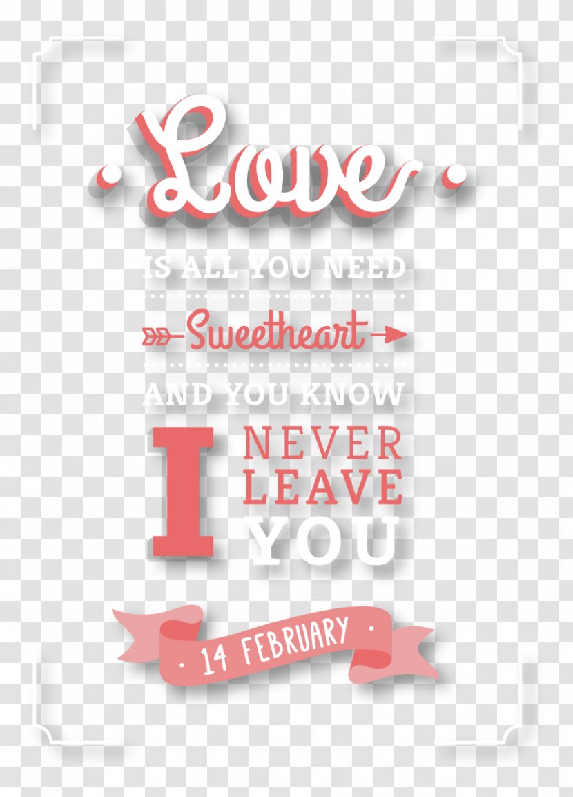 Valentines Day Clip Art - Area - Vector Valentine's Cover Transparent PNG