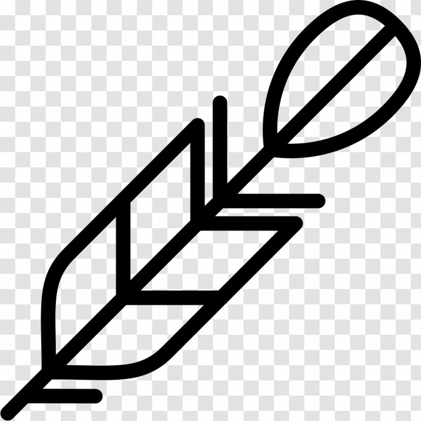 Black And White Hand Symbol - Wing - Line Art Transparent PNG