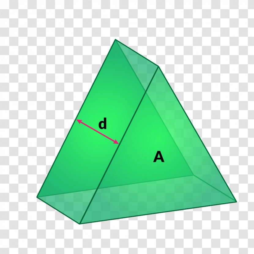 Triangle Surface Area Prism Shape - Geometric Shapes Transparent PNG