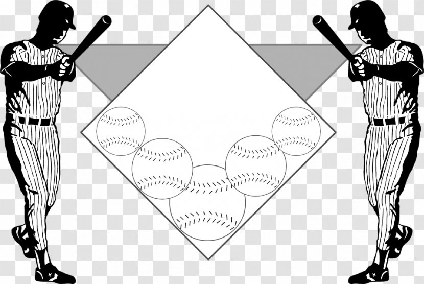 Drawing Photography - Baseball - Illustration Vector Black Card Transparent PNG