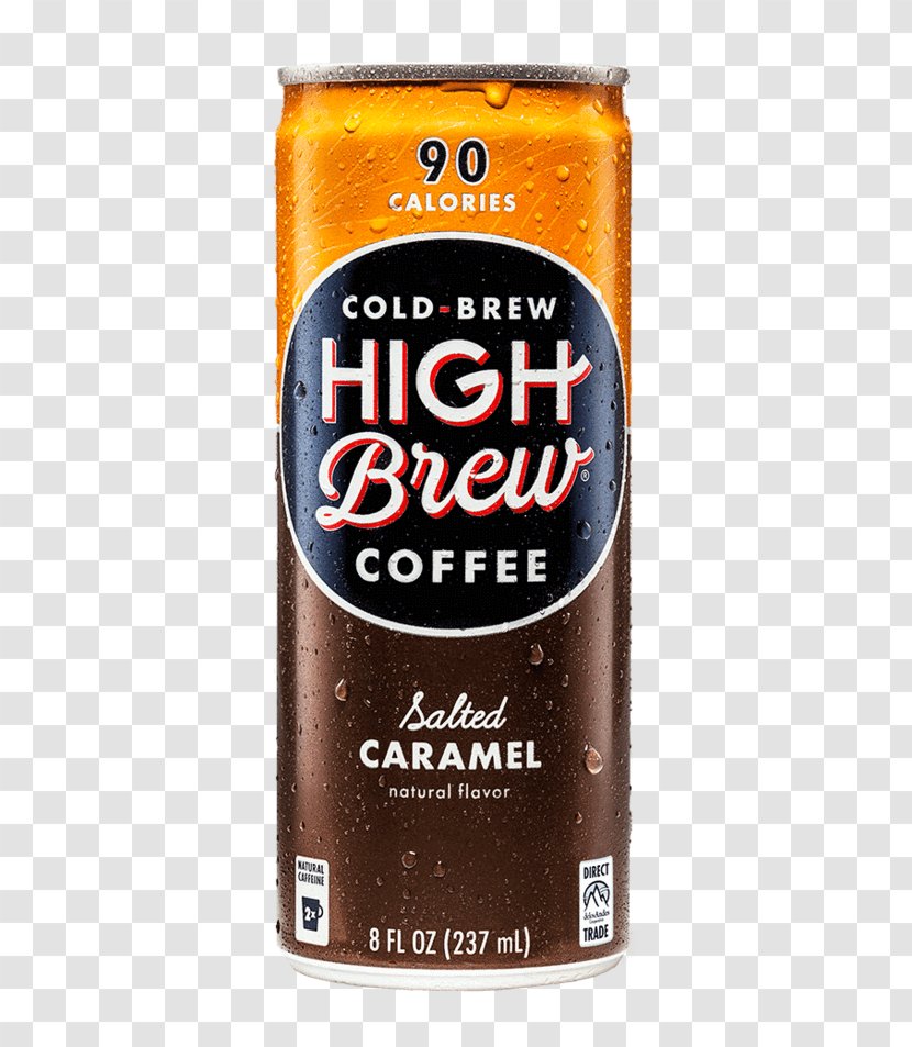 High Brew Coffee Cold Espresso Energy Drink - Ready To - Salted Caramel Transparent PNG