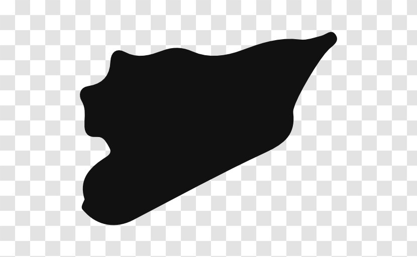 Flag Of Syria Shape - Silhouette Transparent PNG
