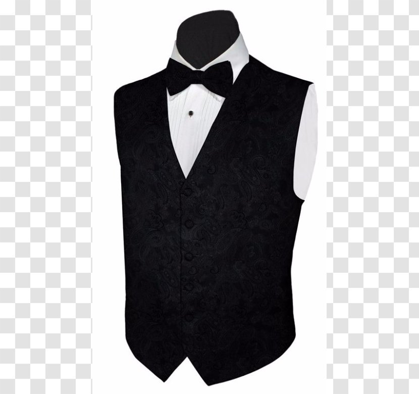 Tuxedo Gilets Waistcoat Bow Tie Necktie - Satin Transparent PNG